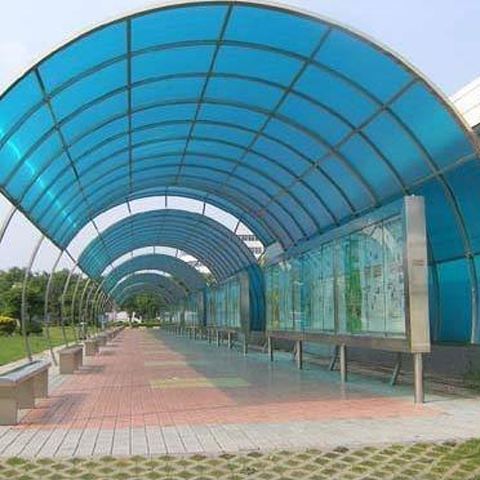 سقف شفاف پلی کربنات